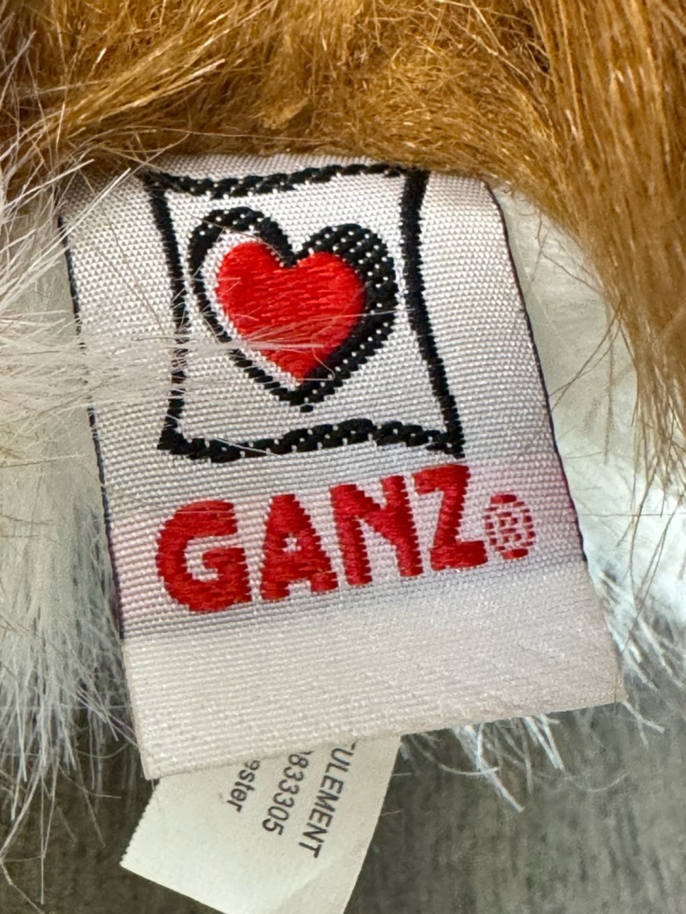 Ganz Webkinz Collie Dog Plush Stuffed Animal Toy Shaggy HM149 No Code 8 inch - Picture 7 of 11